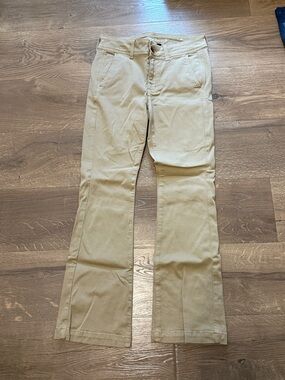 American Eagle Outfitters Tan Kick Boot Pants